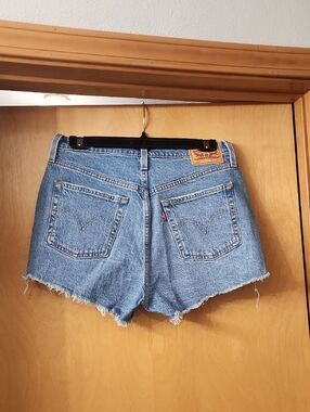 Levi's Light Blue 501 Denim Cutoff Shorts Size 30 - Size 10